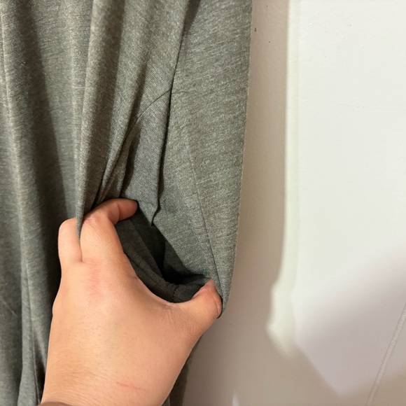 Natural Life Olive Green V-Neck Wide Leg Jumpsuit One Size - Picture 3 of 9